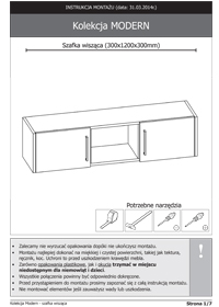 Instrukcja montażu mebli